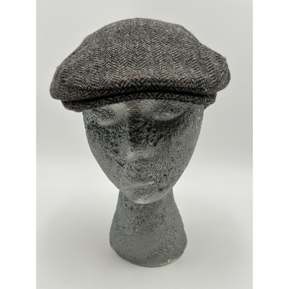 Mucros Weavers Workshop Mens Trinity Wool Tweed Ireland Flat Newsboy Hat Cap